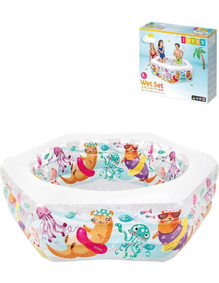 INTEX Bazén nafukovací Vydry 191x178x61cm transparentní 56493