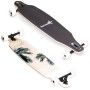 MUUWMI Longboard ABEC 7 BEACH skateboard s grafikou