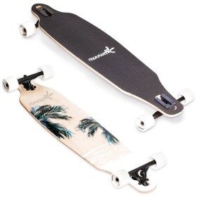MUUWMI Longboard ABEC 7 BEACH skateboard s grafikou