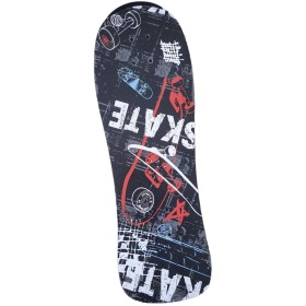 ACRA Skateboard S2 dětský černý s barevnou grafikou do 50kg