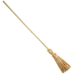 KARNEVAL DŘEVO Koště čarodějnické 107cm *KARNEVALOVÝ DOPLNĚK*