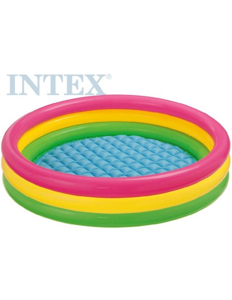 INTEX Bazén dětský kulatý 147x33cm nafukovací brouzdaliště 57422
