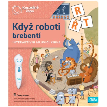 ALBI Kouzelné čtení Kniha interaktivní Když roboti brebentí