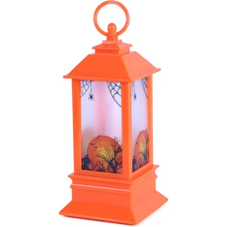 Lampa plastová na Halloween dekorace lucerna na baterie Světlo