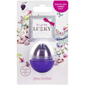 LUKKY Balzám dětský na rty třpytivý s příchutí hroznové víno vajíčko