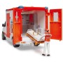 BRUDER 02676 Mercedes-Benz Sprinter sanitka s řidičem na baterie Světlo Zvuk
