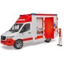 BRUDER 02676 Mercedes-Benz Sprinter sanitka s řidičem na baterie Světlo Zvuk