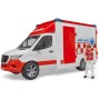 BRUDER 02676 Mercedes-Benz Sprinter sanitka s řidičem na baterie Světlo Zvuk