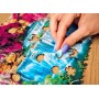 PUZZLER DŘEVO Barevný vodopád 30x21cm dekorativní skládačka 250 dílků