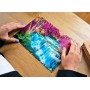 PUZZLER DŘEVO Barevný vodopád 30x21cm dekorativní skládačka 250 dílků