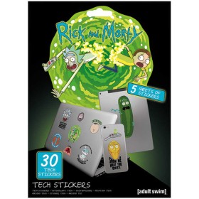 Samolepky technické Rick a Morty set 5 listů 30ks