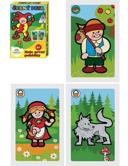 Hra karetní Černý Petr moje první pohádky 25 karet *SPOLEČENSKÉ HRY*