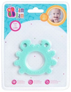 BAM BAM Baby kousátko krab plast pro miminko