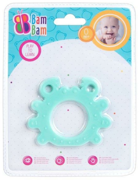 BAM BAM Baby kousátko krab plast pro miminko