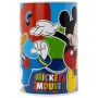 Pokladnička válec Disney Mickey Mouse 10x15cm dětská kasička kovová