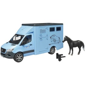 BRUDER 02674 Auto Mercedes Benz Sprinter přeprava zvířat se s koněm