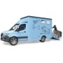 BRUDER 02674 Auto Mercedes Benz Sprinter přeprava zvířat se s koněm