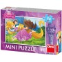 DINO Puzzle Disney pohádky 54 dílků 20x13cm různé druhy skládačka v krabici