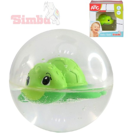 SIMBA Baby želvička plavající v kouli 8cm pro miminko