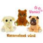 PLYŠ Pejsek baby sedící vonící 19-20cm 3 druhy *PLYŠOVÉ HRAČKY*