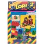 LORI 002 Stavebnice polytechnická 2 barevné kostky set 35ks v krabici