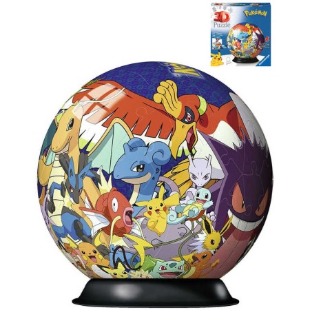 RAVENSBURGER Puzzleball 3D Pokeball skládačka 72 dílků Pokémon