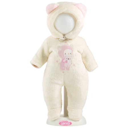 LLORENS Oblečení pro panenku miminko New Born 40-42cm s polštářkem M14-208