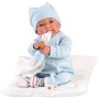 LLORENS Oblečení pro panenku miminko New Born 43-44cm s polštářkem M844-53