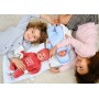 LLORENS Oblečení pro panenku miminko New Born 43-44cm s polštářkem M844-53