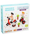 CUBIKA DŘEVO Pixel Stavebnice 3D Rychlá kola 200 dílků 1x1cm
