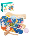 LUCY A LEO DŘEVO Hvězdné melodie zatloukačka a xylofon 2v1