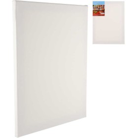 Malířské plátno 30x40cm dřevěný rám 100% bavlna set s 8 vypínacími kolíky ve fólii