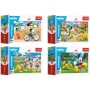 TREFL PUZZLE Mickey Mouse Den s přáteli mini 20x13cm 54 dílků 4 druhy
