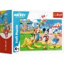 TREFL PUZZLE Mickey Mouse Den s přáteli mini 20x13cm 54 dílků 4 druhy