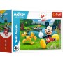 TREFL PUZZLE Mickey Mouse Den s přáteli mini 20x13cm 54 dílků 4 druhy