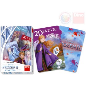 DINO Hra karetní Kvarteto Frozen II (Ledové Království) *SPOLEČENSKÉ HRY*