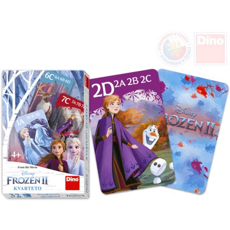 DINO Hra karetní Kvarteto Frozen II (Ledové Království) *SPOLEČENSKÉ HRY*