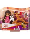 MATTEL SPIRIT Malá Lucky panenka kloubová 14cm set s koníkem a doplňky