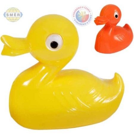 SMĚR Plavací zvířátko 2 barvy kachnička 12cm do vany