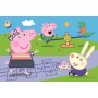 TREFL PUZZLE Prasátko Peppa Pig U rybníka mini 20x13cm 54 dílků 4 druhy