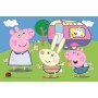 TREFL PUZZLE Prasátko Peppa Pig U rybníka mini 20x13cm 54 dílků 4 druhy