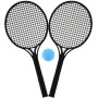 LORI 226 Set plastový na soft tenis 2 rakety a míček v síťce