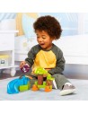 MEGA BLOKS Velká skluzavka baby stavebnice Peek A Blocks set 13 dílků + zvířátko