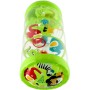 Válec baby nafukovací transparentní 43x20cm edukační set se 3 míčky pro miminko