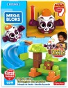 MEGA BLOKS Velká skluzavka baby stavebnice Peek A Blocks set 13 dílků + zvířátko
