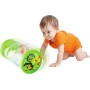 Válec baby nafukovací transparentní 43x20cm edukační set se 3 míčky pro miminko