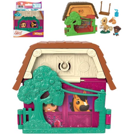 MATTEL SPIRIT Rozkošní poníci a přátelé set koník s figurkou a doplňky 6 druhů