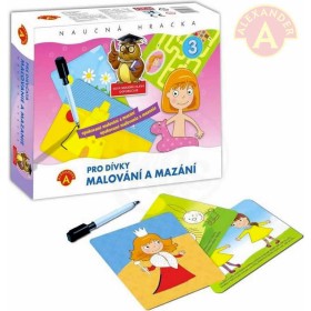 ALEXANDER Hra Malování a mazání pro dívky naučný kreativní set v krabici