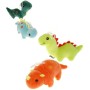 PLYŠ Klíčenka dětská dinosaurus 15cm přívěsek na klíče 4 druhy