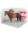 KIDS GLOBE Mycí box pro koně 1:24 DŘEVĚNÁ STAVEBNICE